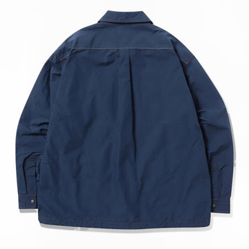 And Wander Cordura Cotton Rip Shirt Jacket Blue - Parasol Store