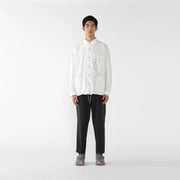 And Wander Cordura Cotton Rip Shirt Jacket White - Parasol Store