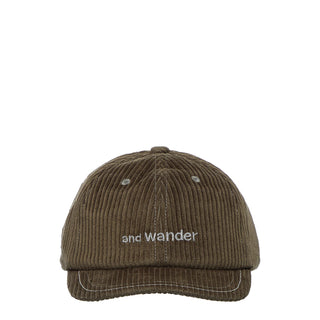 And Wander Corduroy Cap Light Khaki - Parasol Store