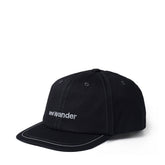 And Wander Cotton Twill Cap Black