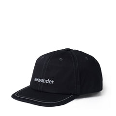 And Wander Cotton Twill Cap Black - Parasol Store