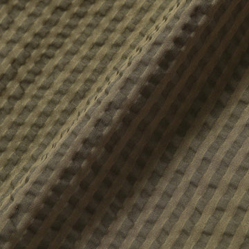 And Wander Dry Soft Seersucker S/S Shirt Beige - Parasol Store