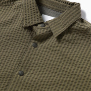 And Wander Dry Soft Seersucker S/S Shirt Beige - Parasol Store