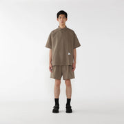 And Wander Dry Soft Seersucker S/S Shirt Navy - Parasol Store