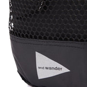 And Wander Ecopak Sholder Pouch Black - Parasol Store