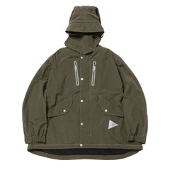 And Wander Fishtail Octa Coat Khaki - Parasol Store