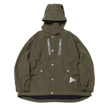 And Wander Fishtail Octa Coat Khaki