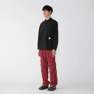And Wander Fleece Base L/S Shirt Black