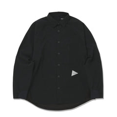 And Wander Fleece Base L/S Shirt Black - Parasol Store