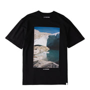 And Wander Gracier Printed T-Shirt Black - Parasol Store