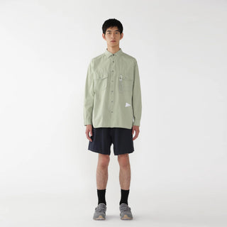 And Wander High Count Cloth Short Pants Navy - Parasol Store