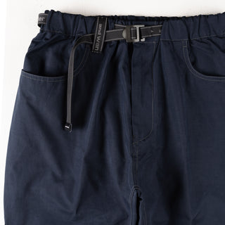 And Wander High Count Cloth Wide Pants Navy - Parasol Store