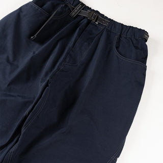 And Wander High Count Cloth Wide Pants Navy - Parasol Store