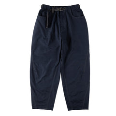 And Wander High Count Cloth Wide Pants Navy - Parasol Store
