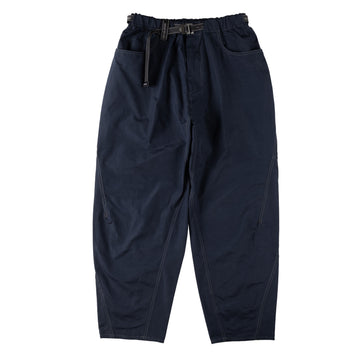 And Wander High Count Cloth Wide Pants Navy - Parasol Store