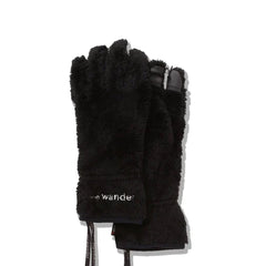 And Wander High Loft Fleece Glove Black - Parasol Store