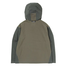 And Wander Hybrid Warm Pocket Hoodie Dark Green - Parasol Store