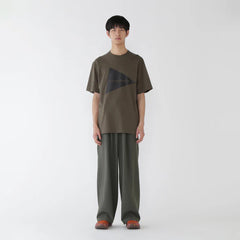 And Wander Logo S/S T-Shirt Khaki - Parasol Store