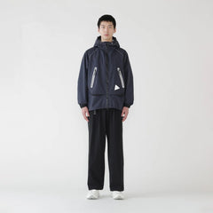 And Wander Loose Fitting Rain Jacket Dark Navy