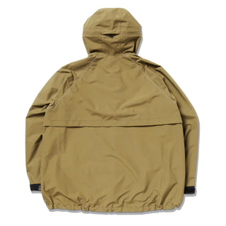 And Wander Loose Fitting Rain Jacket Yellow Olive