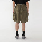 And Wander Multi Pocket Short Pants Khaki - Parasol Store