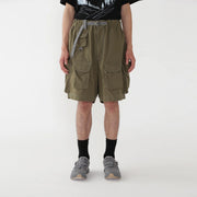 And Wander Multi Pocket Short Pants Khaki - Parasol Store