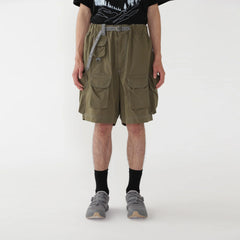 And Wander Multi Pocket Short Pants Khaki - Parasol Store