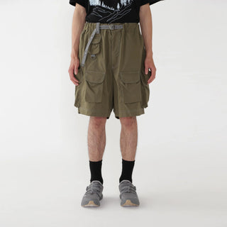And Wander Multi Pocket Short Pants Khaki - Parasol Store