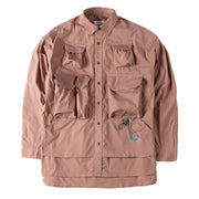 And Wander Multi Pocket Shirt Pink - Parasol Store