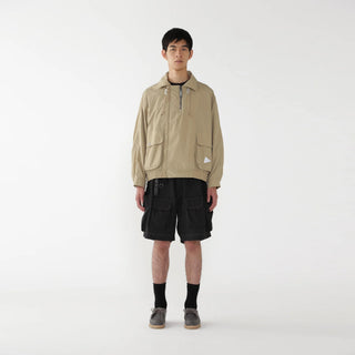 And Wander Multi Pocket Short Pants Black - Parasol Store