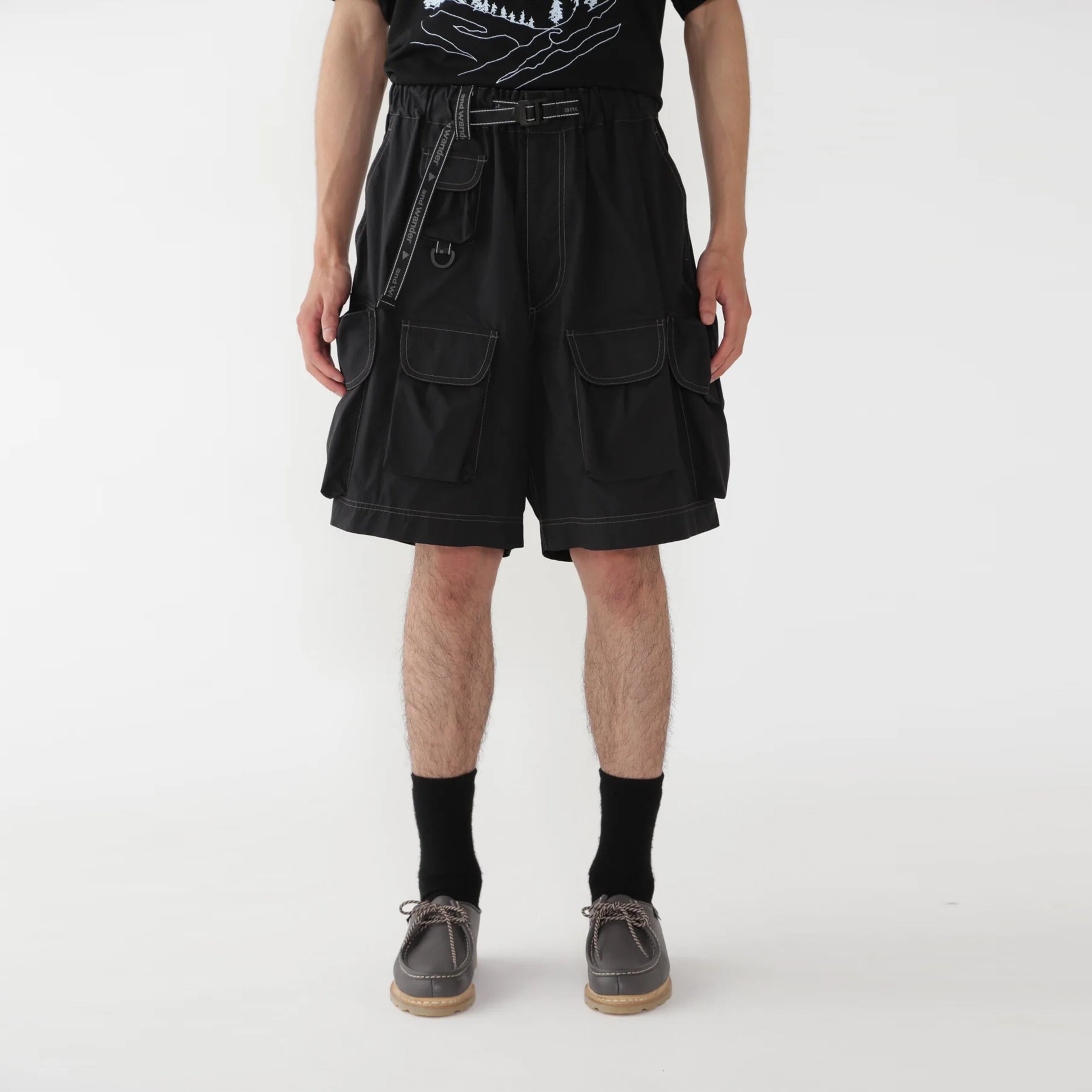 And Wander Multi Pocket Short Pants Black – Parasol Store