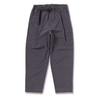And Wander Nylon Chino Tuck Tapered Pants Charcoal - Parasol Store
