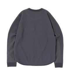 And Wander PE Waffle L/S T-Shirt Grey
