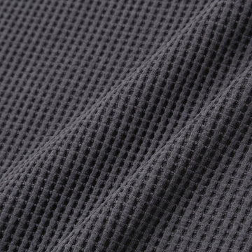 And Wander PE Waffle L/S T-Shirt Grey