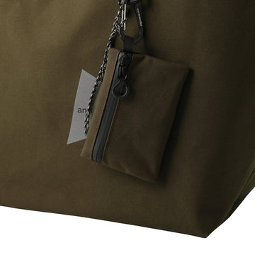 And Wander Pe/Co Tote Bag Dark Khaki - Parasol Store