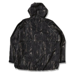And Wander Printed Rain Jacket Black - Parasol Store