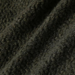 And Wander Re Wool JQ Stand Zip Khaki