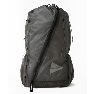 And Wander Sil Daypack Charcoal - Parasol Store