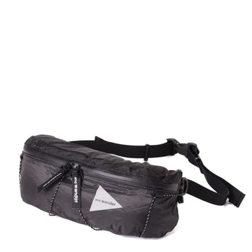 And Wander Sil Waist Bag Charcoal