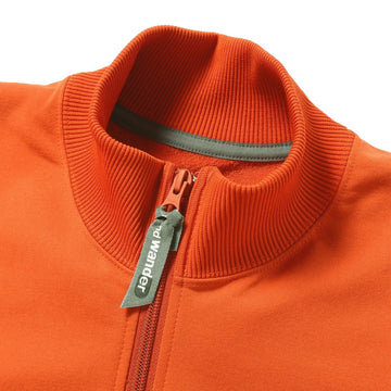 And Wander Womens Back Pile Zip Up Orange - Parasol Store