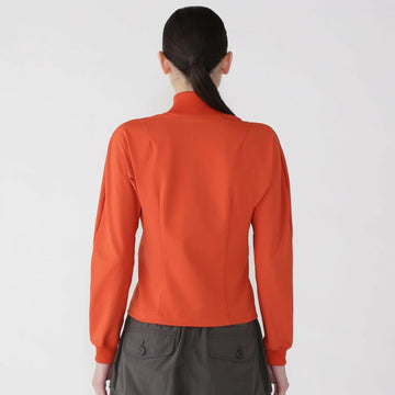 And Wander Womens Back Pile Zip Up Orange - Parasol Store