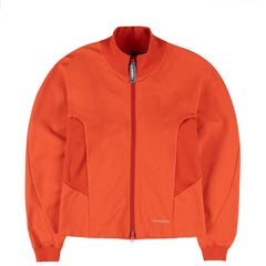 And Wander Womens Back Pile Zip Up Orange - Parasol Store