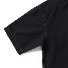 And Wander Womens C/N Rip S/S Shirt Black - Parasol Store