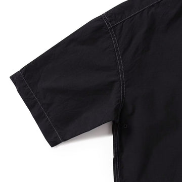 And Wander Womens C/N Rip S/S Shirt Black - Parasol Store