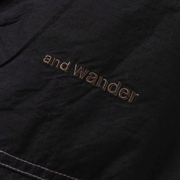 And Wander Womens C/N Rip Skirt Black - Parasol Store