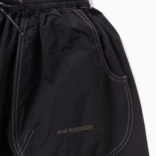 And Wander Womens C/N Rip Skirt Black - Parasol Store