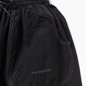 And Wander Womens C/N Rip Skirt Black - Parasol Store