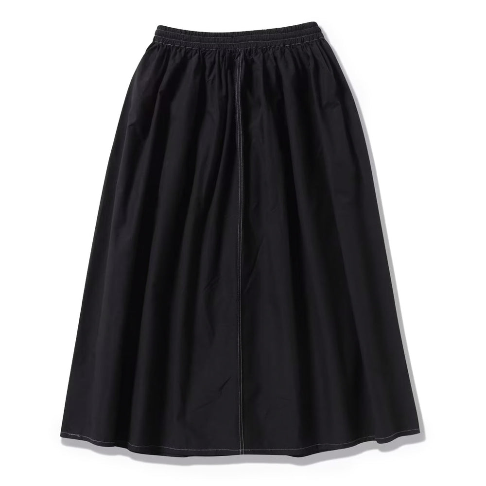 And Wander Womens C/N Rip Skirt Black - Parasol Store