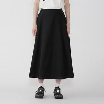 And Wander Womens High Count Cloth Skirt Black - Parasol Store