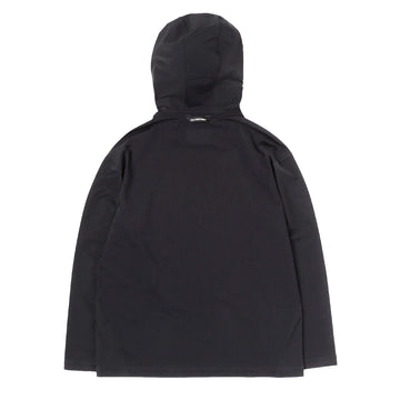 And Wander Womens Hybrid Warm Pocket Hoodie Black